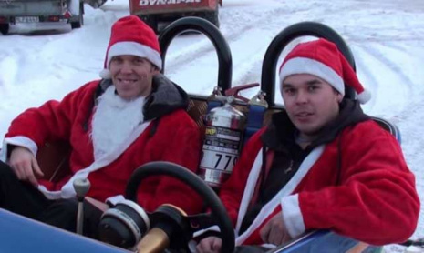 Санта обновил сани  600-сильной установкой от Cehvrolet